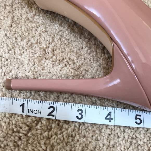 NWOB! Guess SZ 10M dusty pink peep toe heels . - Picture 6 of 9